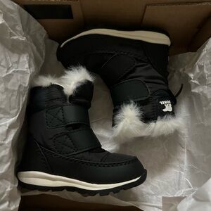 Sorrel Whitney Strap-Toddler Girl-Black Size 5